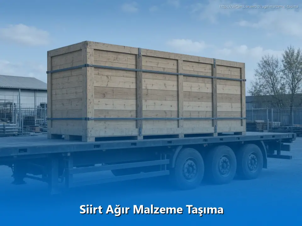 Siirt Ağır Malzeme Taşıma