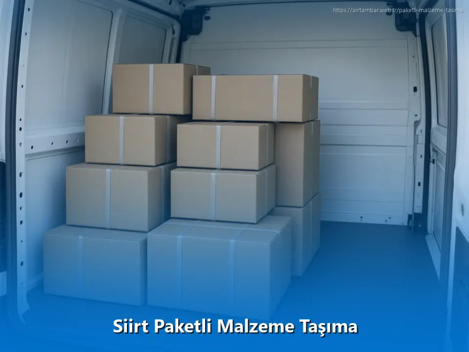 Siirt Paketli Malzeme Taşıma